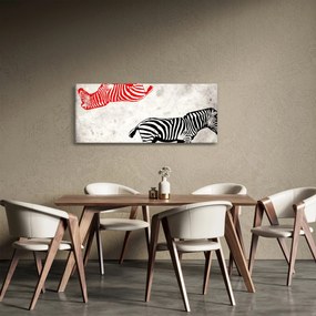 Obraz - Zebry (120x50 cm)