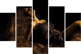 Obraz - Žena zo zlata (150x105 cm)