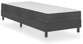 Rám na boxspring posteľ, sivý, látka 100x200 cm