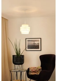 Brilagi - Luster na lanku SPACE YUTE 1xE27/15W/230V pr. 25 cm krémová/biela