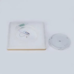 Brilagi - LED kúpeľňové svietidlo ULTRA SLIM LED/24W/230V 42x42 cm zlaté IP54