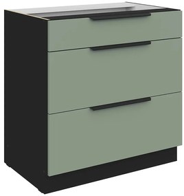 Kuchynská skrinka Aria-Sa/Bl Anti Fingerprint 80d 3s Bb