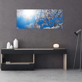 Obraz - Čerešňové kvety (120x50 cm)