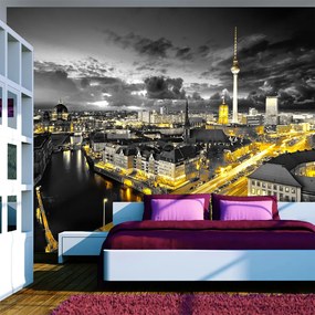 Artgeist Fototapeta - Berlin at night Veľkosť: 150x105, Verzia: Premium