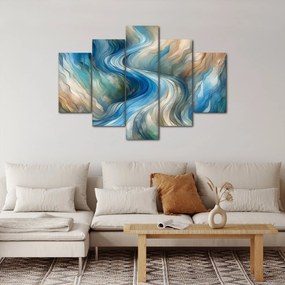 Obraz - Abstraktný prúd (150x105 cm)
