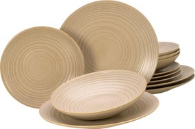 XXXLutz KOMBINOVANÝ SERVIS Lava Stone 12-dielne Creatable - Online Only bytové doplnky - 007768136201