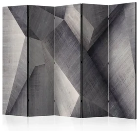 Artgeist Paraván - Abstract concrete blocks [Room Dividers]