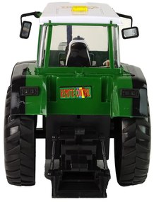 Lean Toys Zelený traktor na diaľkové ovládanie