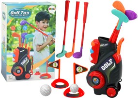 LEAN TOYS Minigolfová súprava pre deti - Vozík na kolieskach
