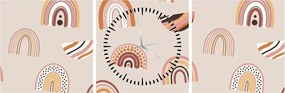 Obraz - Dream creations N⁰1 (s hodinami) (90x30 cm)