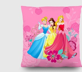 Detský vankúšik DISNEY - Princezné 40x40 cm