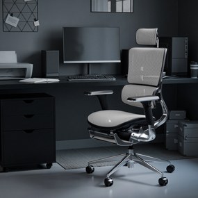 Ergonomické kreslo Diablo V-Master, čierno-biele