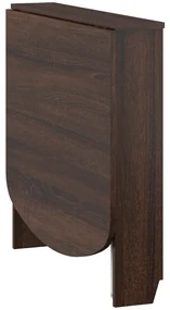 Rozkladací jedálenský stôl Elston 6 (dub sonoma tmavý) (pre 2 osoby). Vlastná spoľahlivá doprava až k Vám domov. 1051399