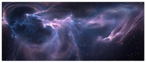 Obraz - Vesmírna hmlovina (120x50 cm)