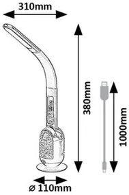 Rabalux FIGEN LED stolná lampa 74230