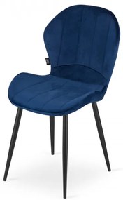 Set dvoch jedálenských stoličiek TERNI modré (2ks)