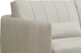 Rozkladacia pohovka Vannes, šedo-béžová látka