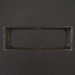 AMADEA Drevený obal s hrantíkom tmavý s vtáčikmi, 62x21,5x17cm, český výrobok