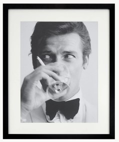 Nástenná dekorácia's rámom James Bond Drinking