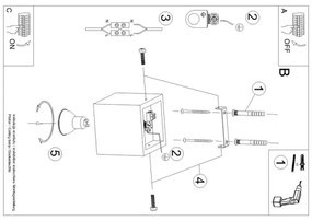Sollux SL.0493 - Bodové svietidlo QUAD 1xGU10/10W/230V drevo