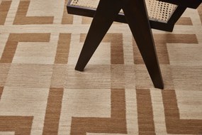 Diamond Carpets koberce Ručne viazaný kusový koberec Leonidas DESP P124 Beige Mix - 200x290 cm