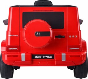 LEAN CARS Elektrické autíčko na batérie Mercedes G63 S306-1 červené