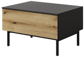 Konferenčný stolík Lenge (čierna + dub coast evoke). Vlastná spoľahlivá doprava až k Vám domov. 1097470