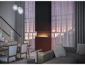 InFire - Vstavaný BIO krb 120x50 cm 5kW čierna