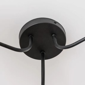 Prisadený luster ALBA 3xE27/15W/230V sivý