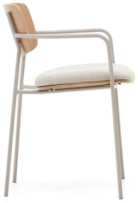 Béžové jedálenské stoličky v súprave 4 ks Maureen – Kave Home