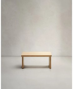 Konferenčný stolík v dekore duba v prírodnej farbe 89x62 cm Oaq – Kave Home