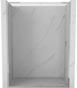Mexen Exo, posuvné dvere do otvoru 135x200 cm, 6mm číre sklo, chrómový profil, 8151-135-000-01-00