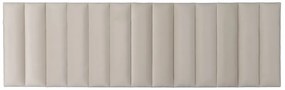 Čalúnený nástenný panel FRAME PAROS 15x90 cm Farba: Krémová