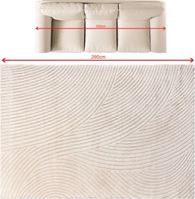 Koberec Travero cream/beige 200x290 cm