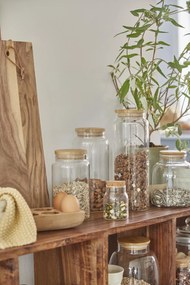 IB Laursen Drevená doska s koženou šnúrkou OILED ACACIA WOOD