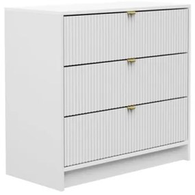 Komoda TIRENO 75x80 cm biela