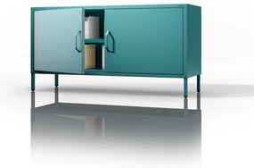 Kovová TV skrinka na nožičkách v námornom štýle, 1150x595x400 mm: ROSA Modern