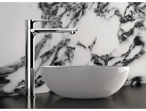 Stojančeková umývadlová batéria v lesklej striebornej farbe Pax – Sapho