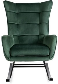 Kreslo ANTONIO hojdacie, zelené