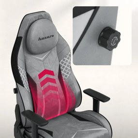 Zamatová herná stolička Force 8.3 Grey