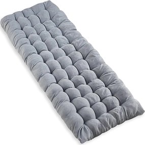 Skladacia kempingová posteľ s nastaviteľnou opierkou hlavy, s matracom v dvoch farbách