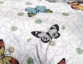 Obliečky OPRAH HAPPY BUTTERFLIES 7-dielna sada 140x200 cm