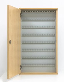 Drevená skrinka na kľúče, na 160 kľúčov, breza