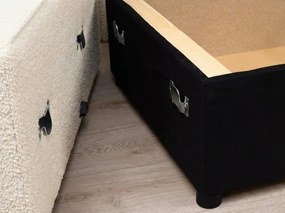 Rozkladacia obojstranná sedacia súprava do L SMART BOUCLE 232x143 cm, sivobéžová