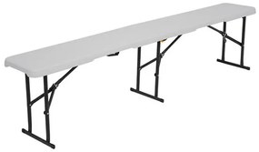 Skladacia lavica NILS Camp NC3404 biela