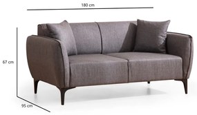 Tmavosivá pohovka Belissimo – Balcab Home