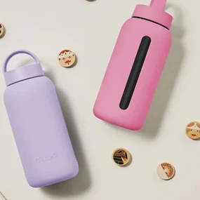 Ružová cestovná fľaša 720 ml Flamingo Pink – Muuki