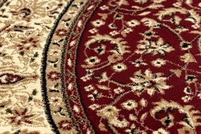 Koberec ROYAL ADR kruh vzor 521 bordo