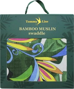 Tommy Lise Bambusová mušelínová plienka Lush Garden 120x120 cm