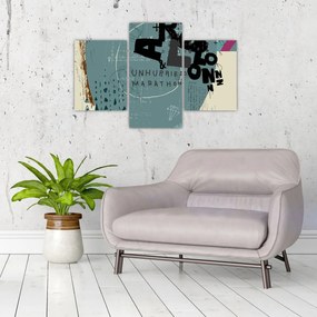 Obraz - Lietajúci balón s dúhou (90x60 cm)